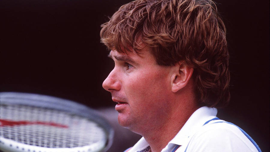 Download Young Jimmy Connors’ Side Profile Wallpaper | Wallpapers.com