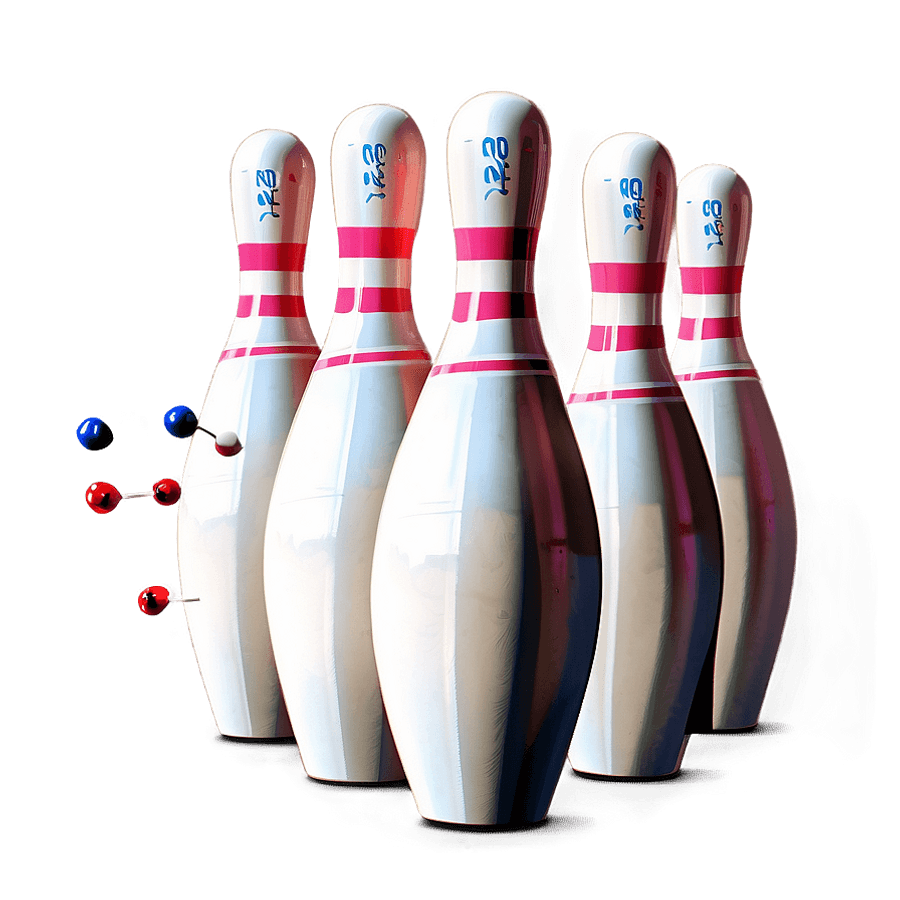 Bowling Pins Top View PNG 97