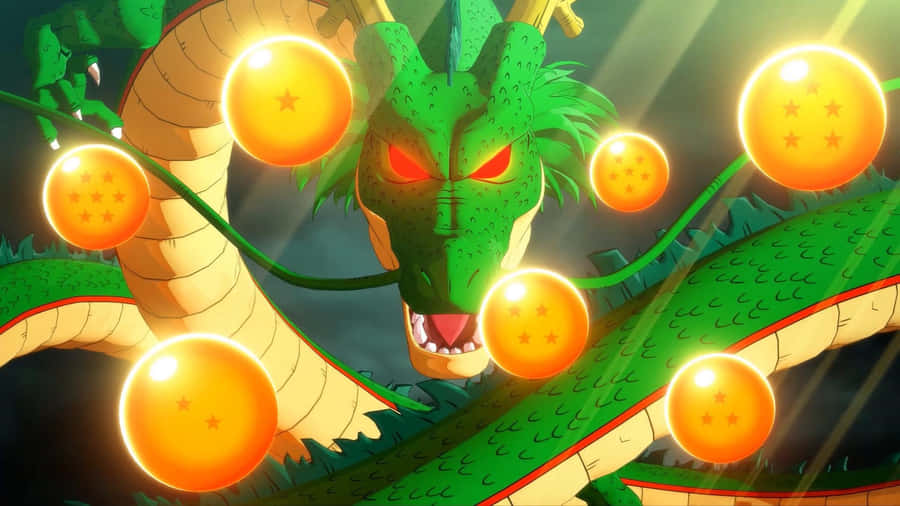 Invocando Shenron com as Esferas do Dragão