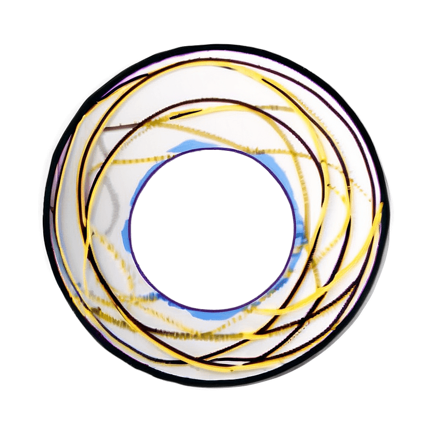 Doodled Circle for Creative Use PNG 05262024
