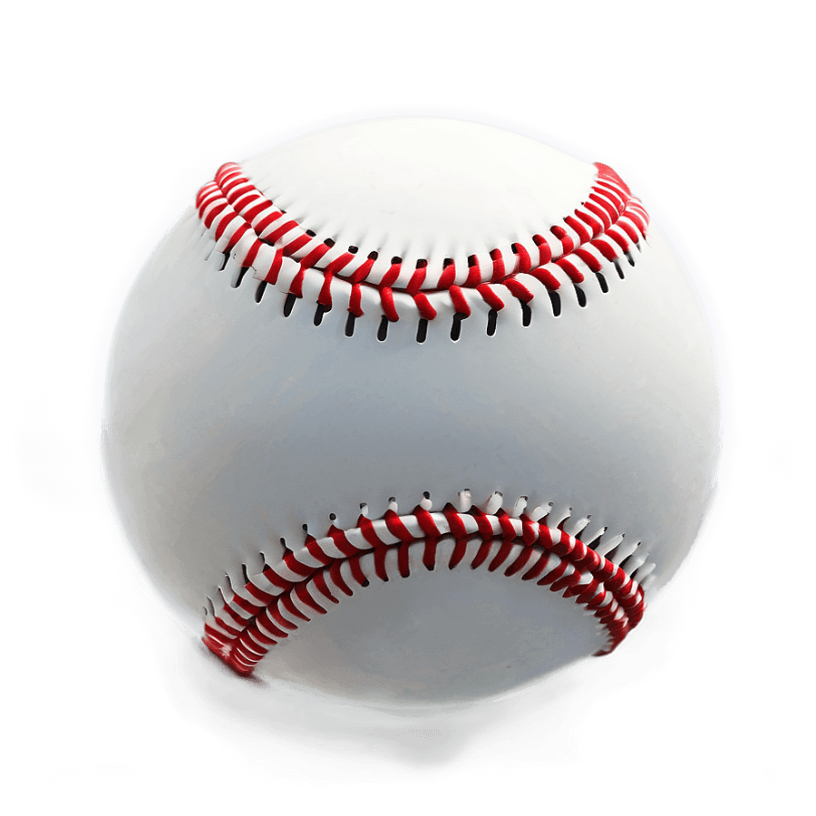 Detailed White Baseball Seams PNG 06282024