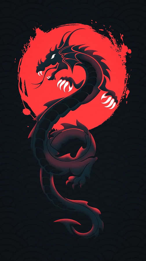 Opera d'Arte Drago Rosso Feroce