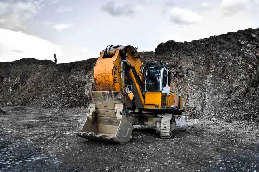 Mining Backhoe wallpaper