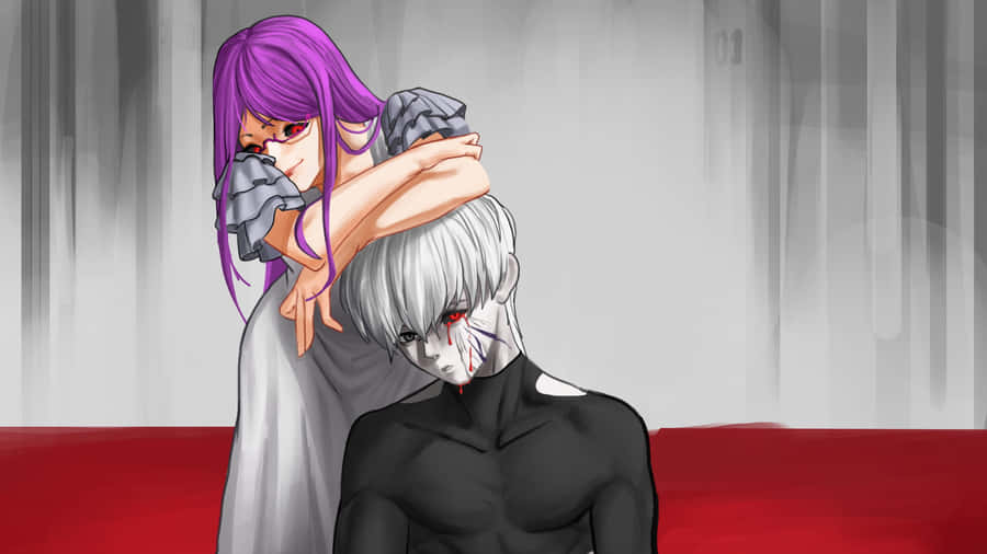 RizeKamishiro, beleza glamorosa e ameaça.