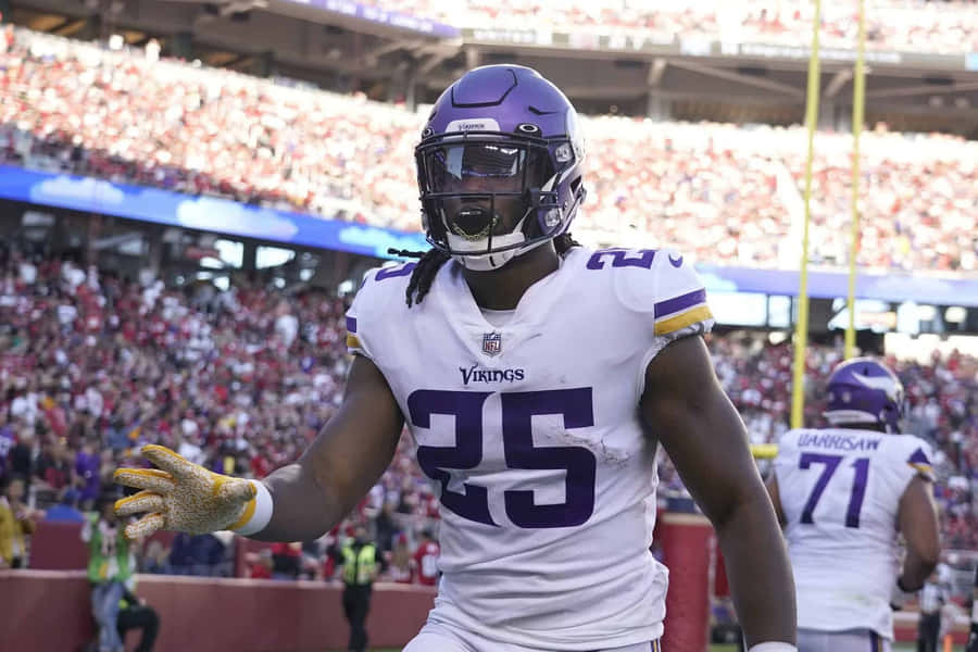 Vikings Spieler Nummer 25 Auf Dem Feld