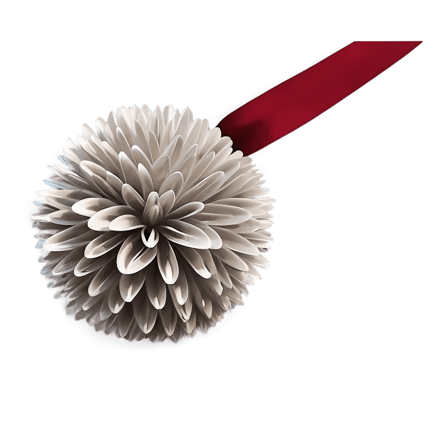 Pom Pom Ornament PNG qmo
