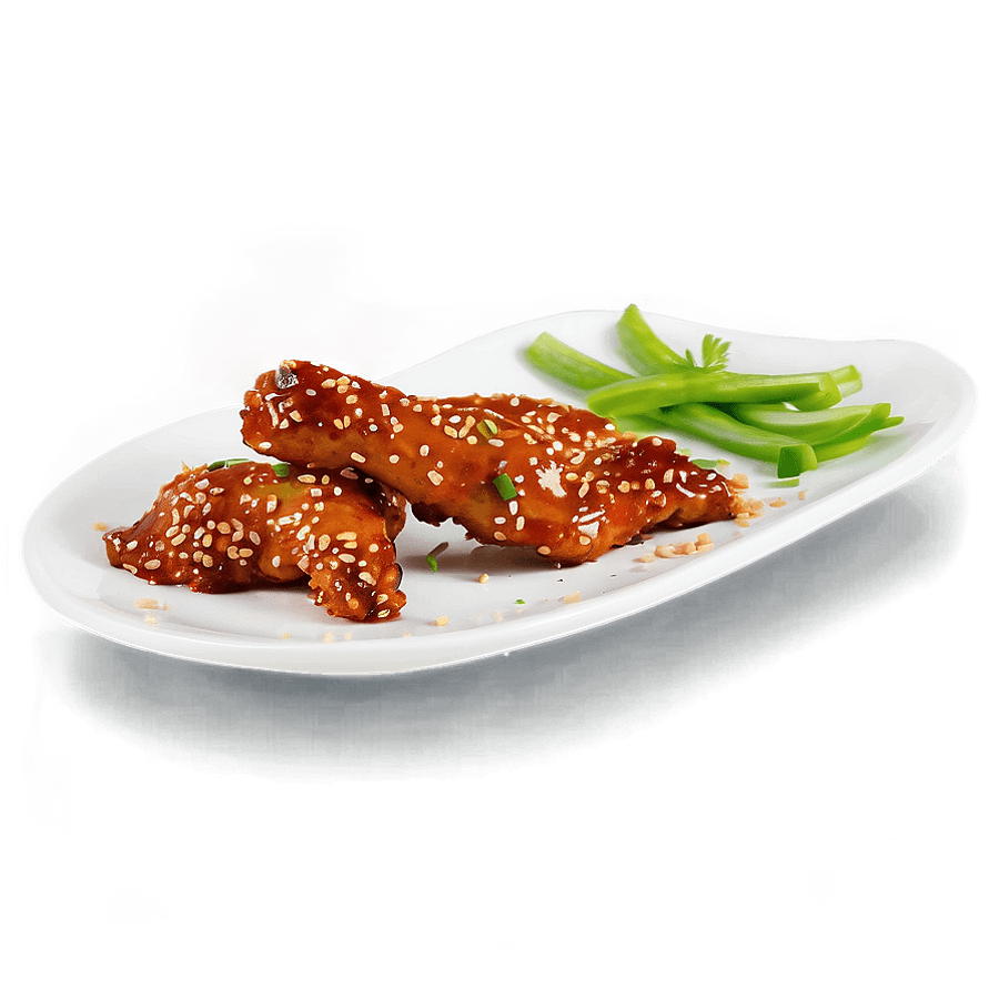 Sesame Chicken Wing PNG 05252024