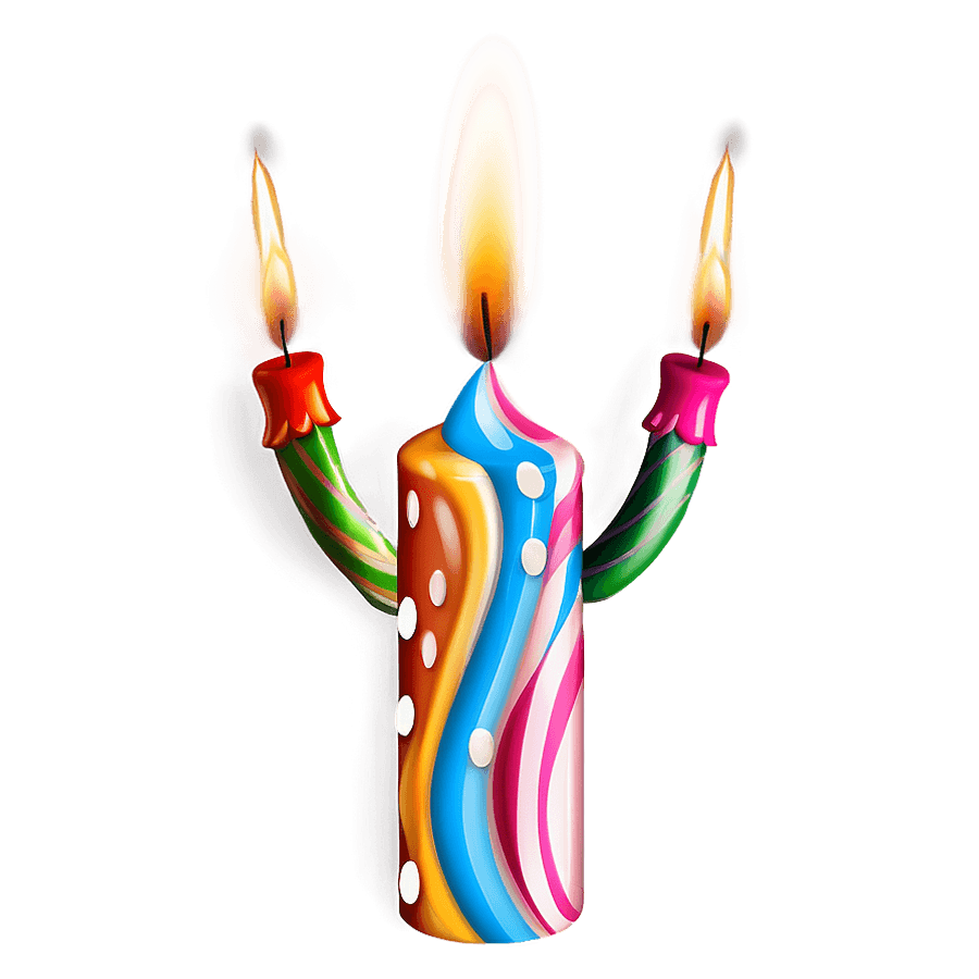 Realistic Birthday Candle PNG kuc56