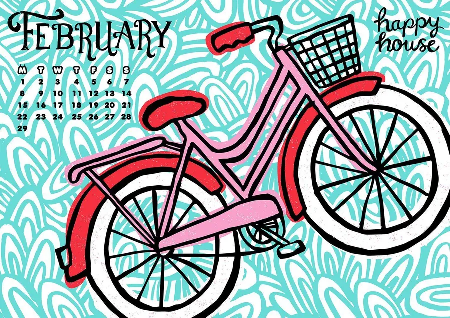 February Background