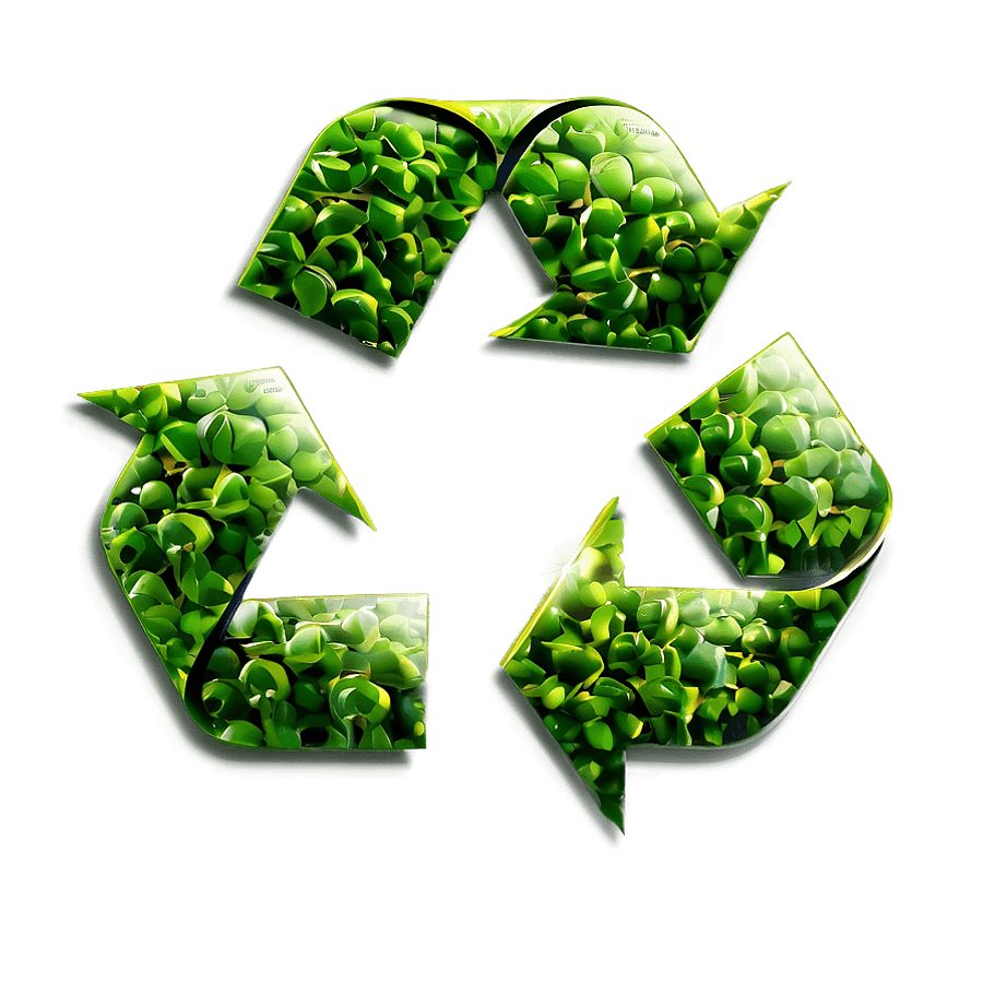 Green Recycle Symbol PNG 45