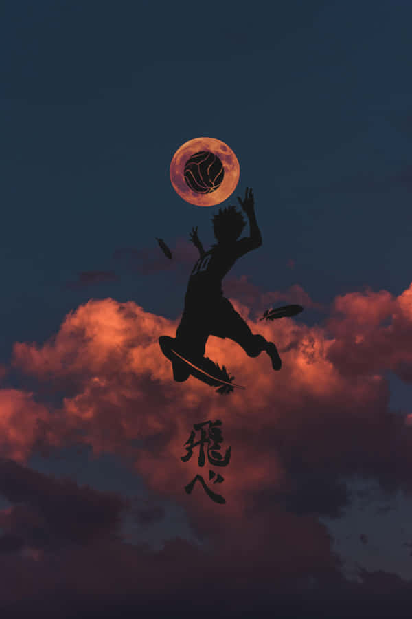 Haikyuu Pallavolo Silhouette della Luna