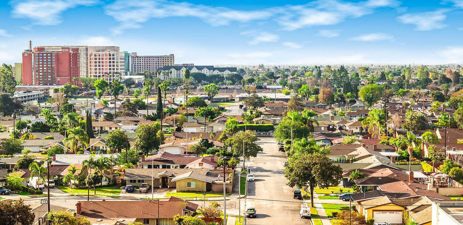 Vistadiurna de Anaheim.