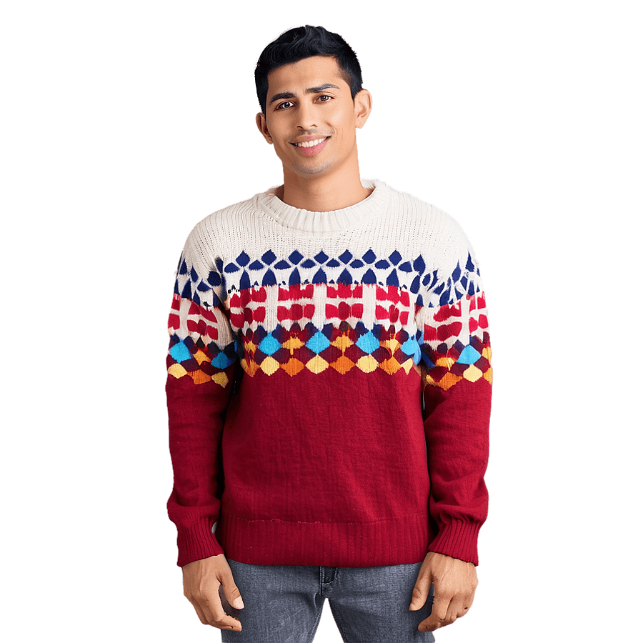 red sweater c