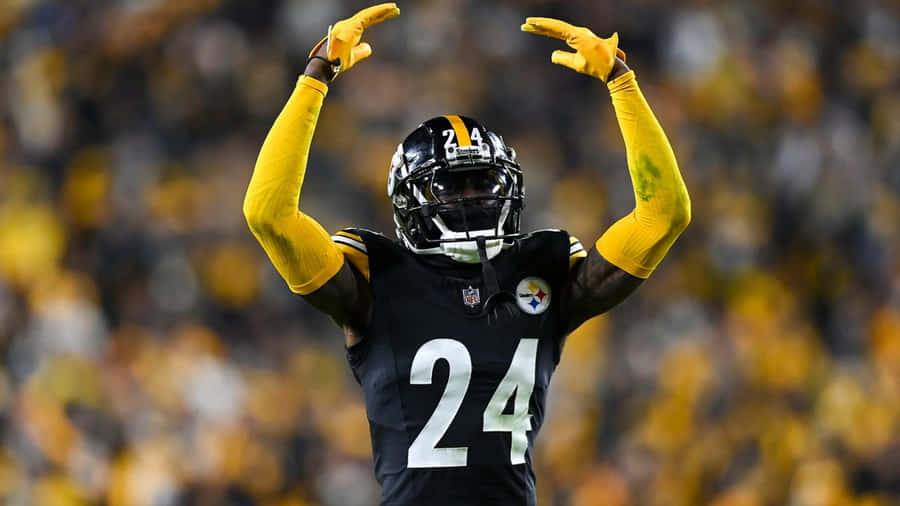 Celebração do Cornerback em Campo