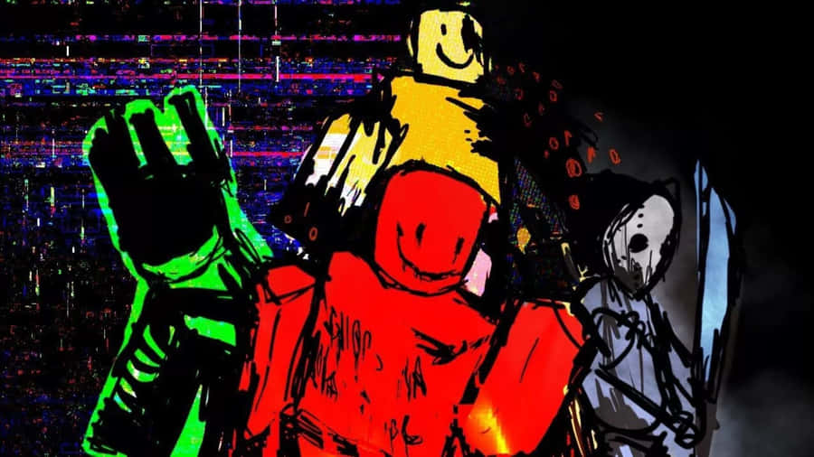 Roblox Forsaken Karaktärer Glitch Konst