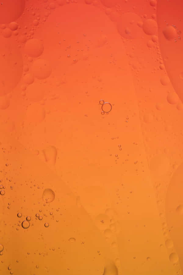 Brændt Orange Baggrund Bobler Drikke
