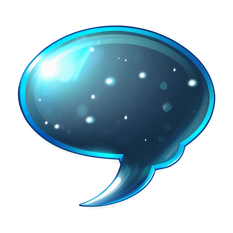 Fantasy Chat Bubble PNG mnv69