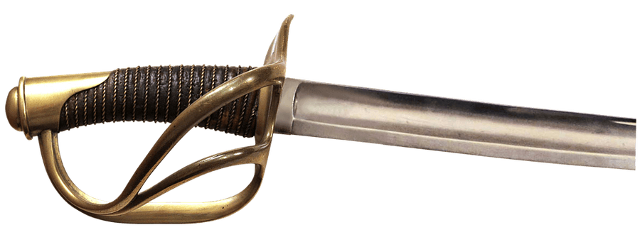 Antique Swordwith Brass Guard