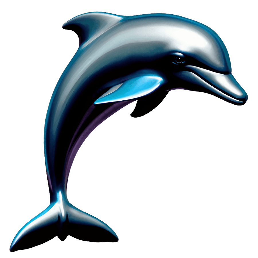 Metallic Dolphins Logo PNG 05252024