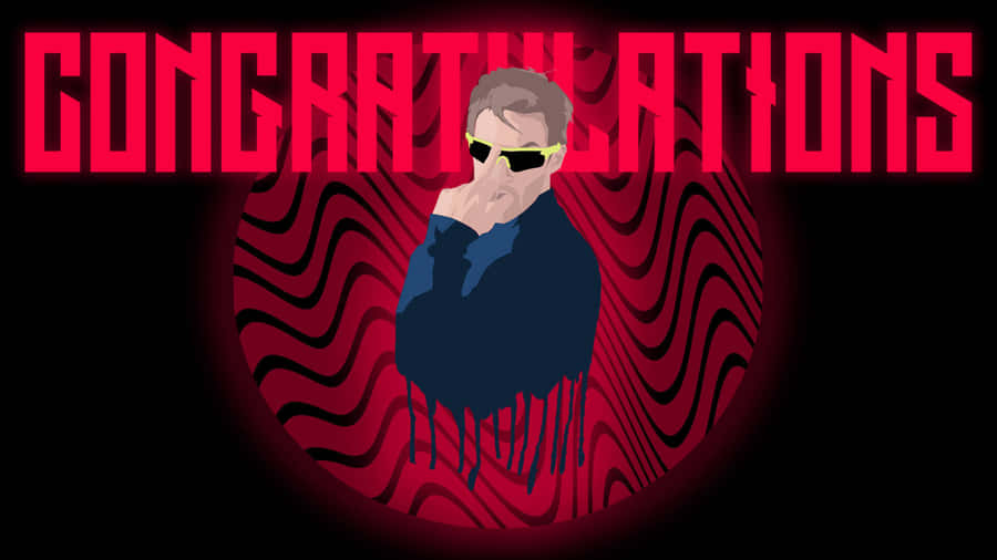 Tillykke Pewdiepie Vector Art Billede