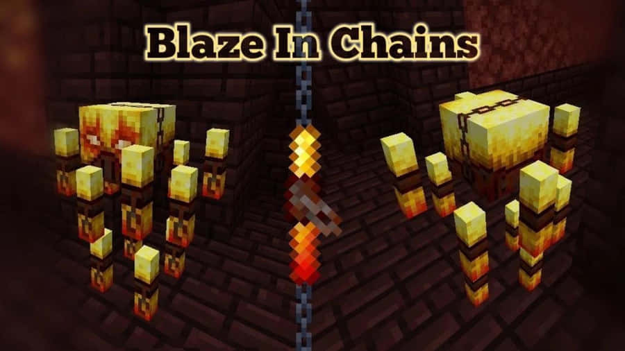 MinecraftBlaze 1920 x 1080 tapet