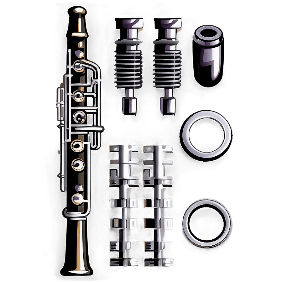 Clarinet Parts PNG bxn78