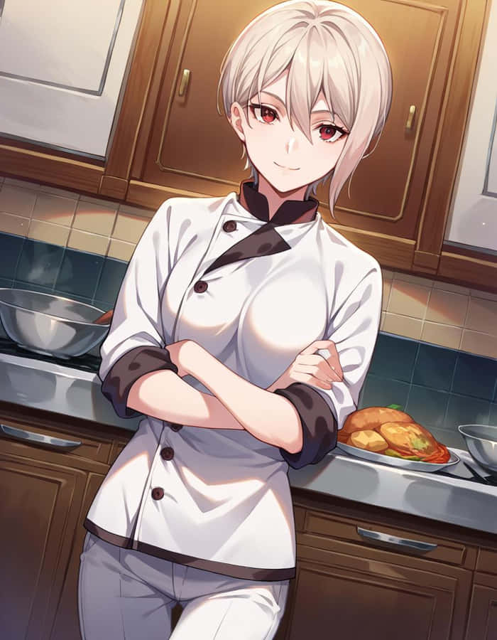 Personaggio Chef Anime in Cucina