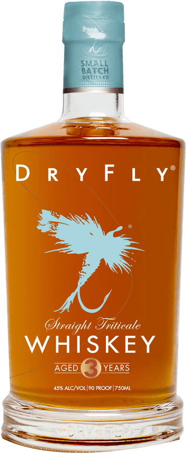 Dry Fly Straight Triticale Whiskey Bottle