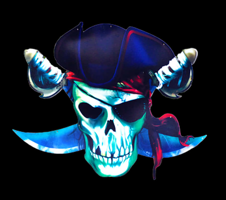 Pirate Skull Illustration