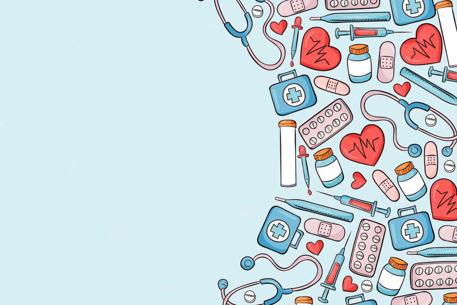 Krankenpfleger Medizinische Ausrüstung Illustration