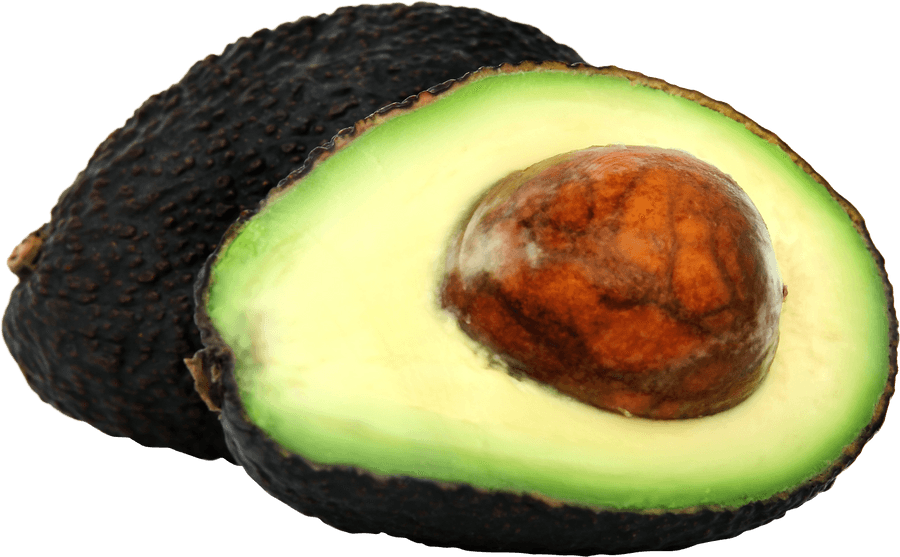 Fresh Halved Avocado