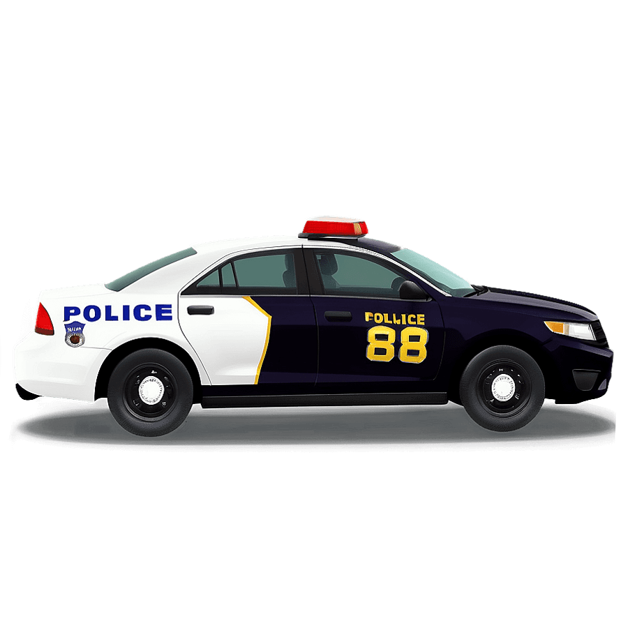 Customizable Police Car Decals PNG 06282024