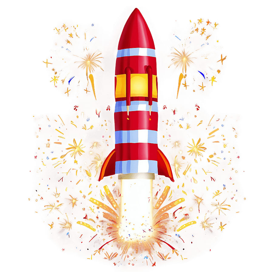 Exploding Firework Rocket PNG fyj