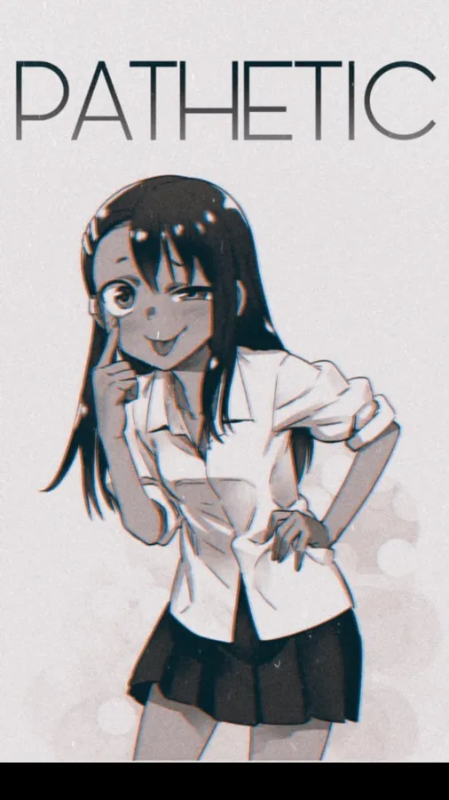 Nagatoro Sticking Her Tongue Out