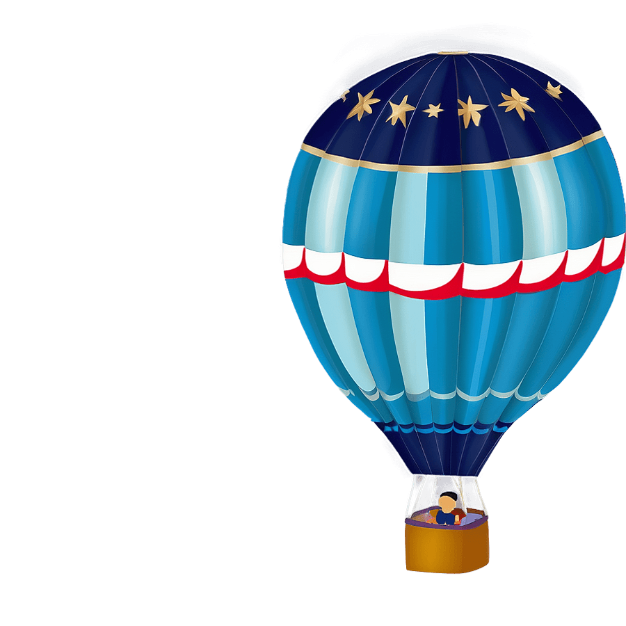 Kids Hot Air Balloon PNG 5