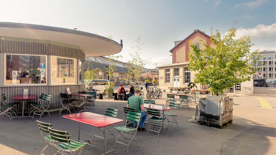 Solrig Dag ved Winterthur Café