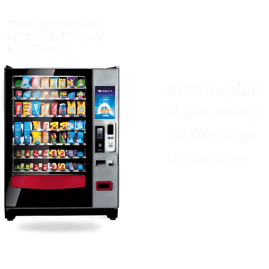 Digital Vending Machine PNG mcl5