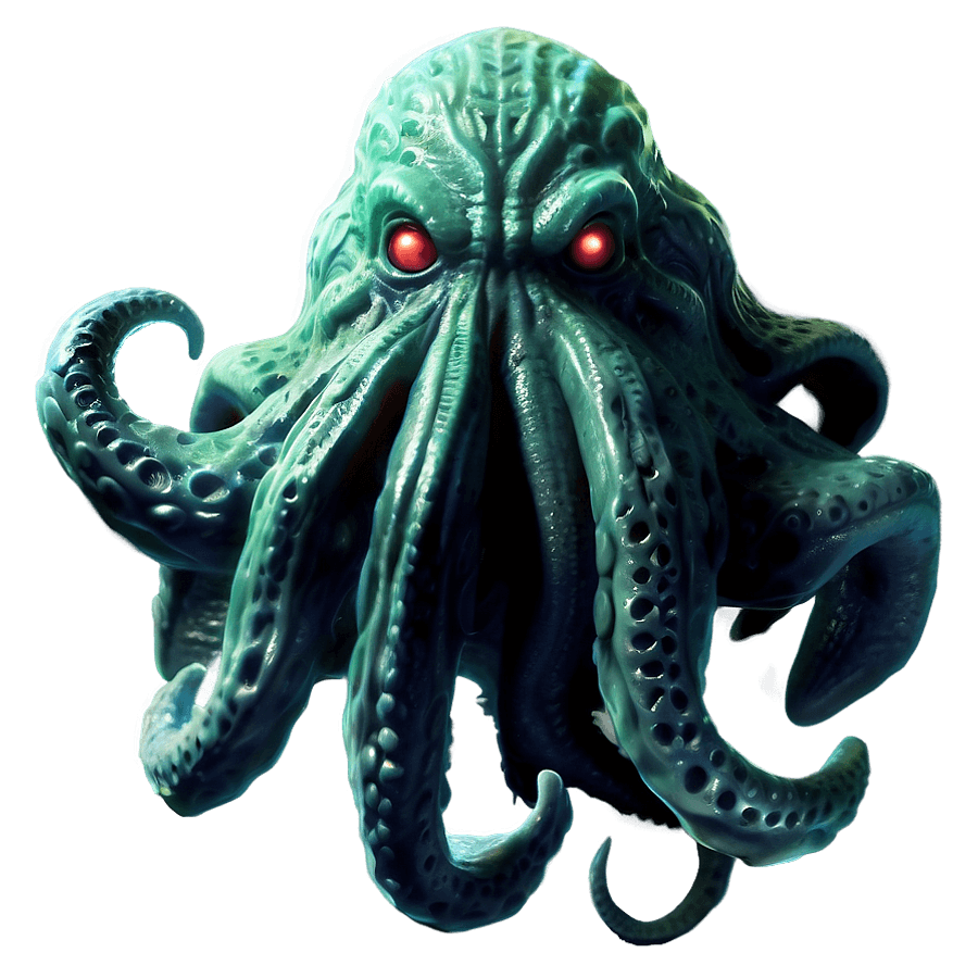 Terrifying Cthulhu Horror PNG mre