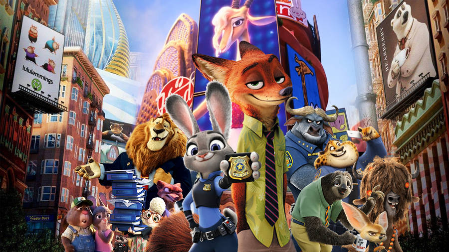 Download Zootopia Animal City Wallpaper | Wallpapers.com