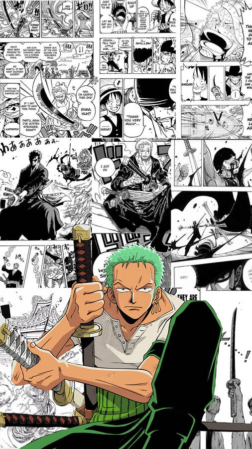 Download Zoro One Piece Aesthetic Wallpaper | Wallpapers.com