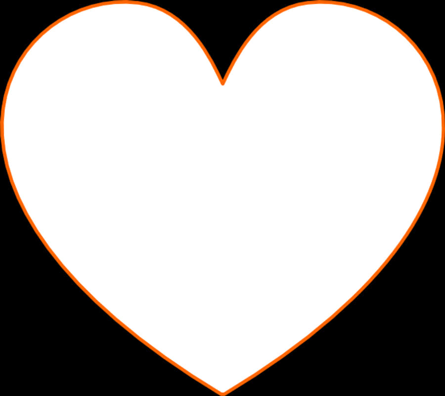 Red Heart Outline Transparent, Hd Png Download - Transparent Background White Heart Icon, Png Download