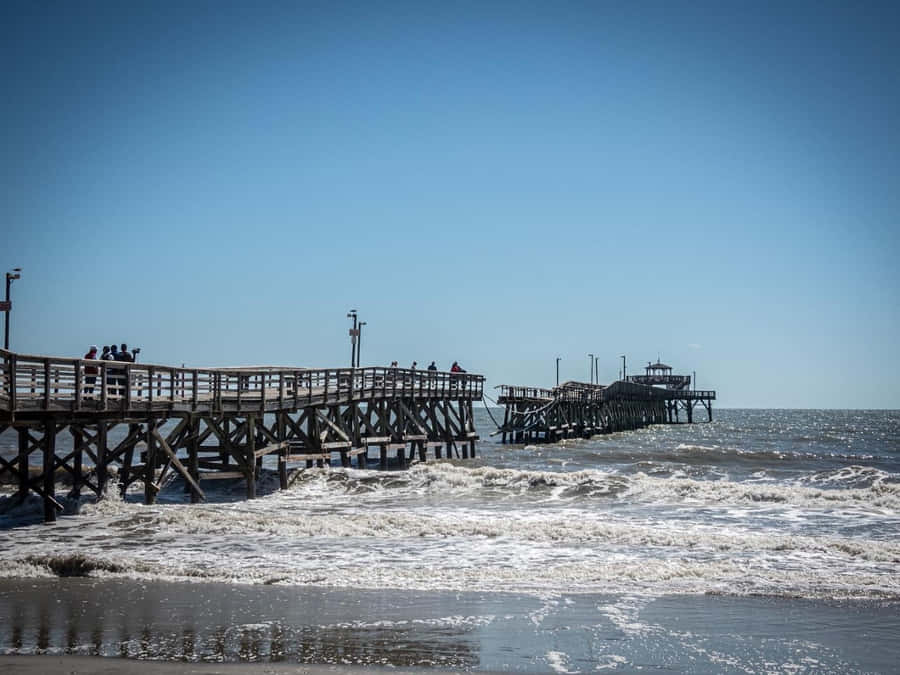 Einruhiger Meerblick von Myrtle Beach