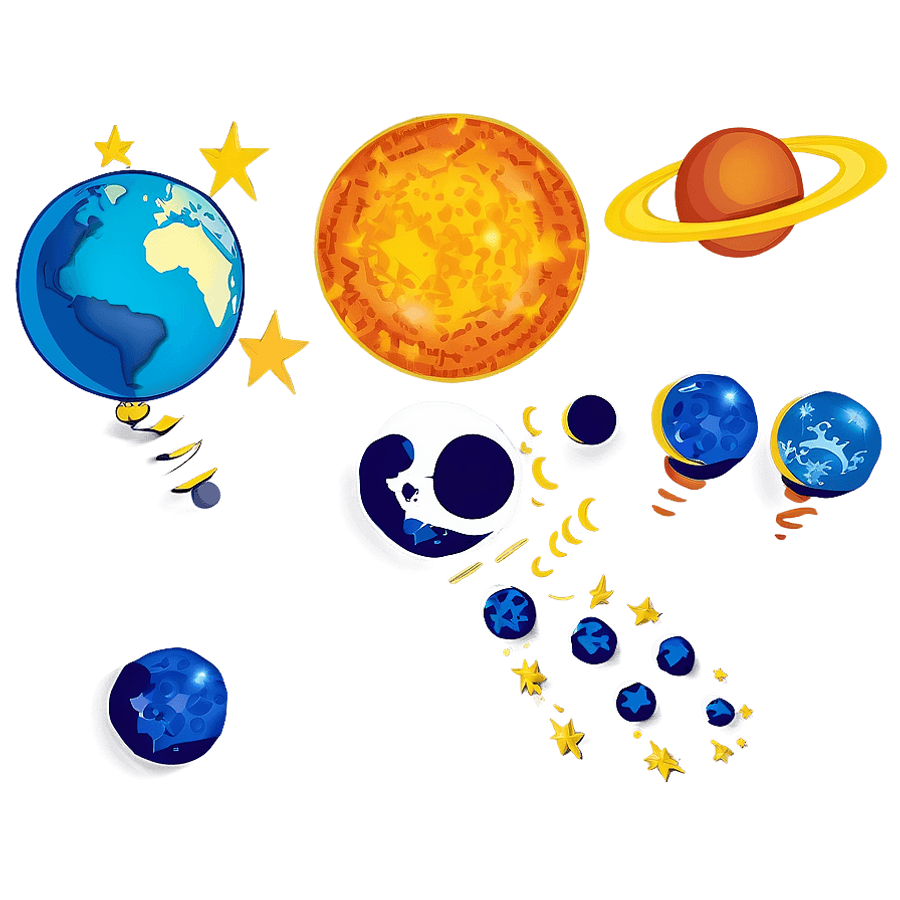 Solar System for Kids PNG yio