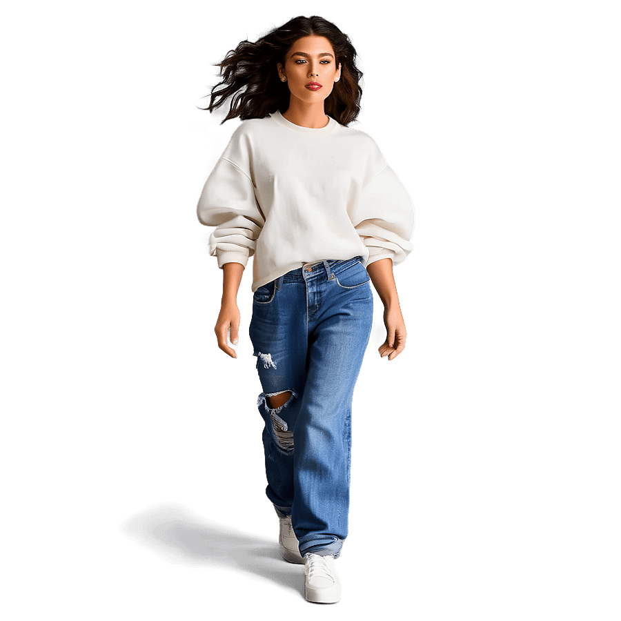 Baggy Jeans on Runway PNG 05262024