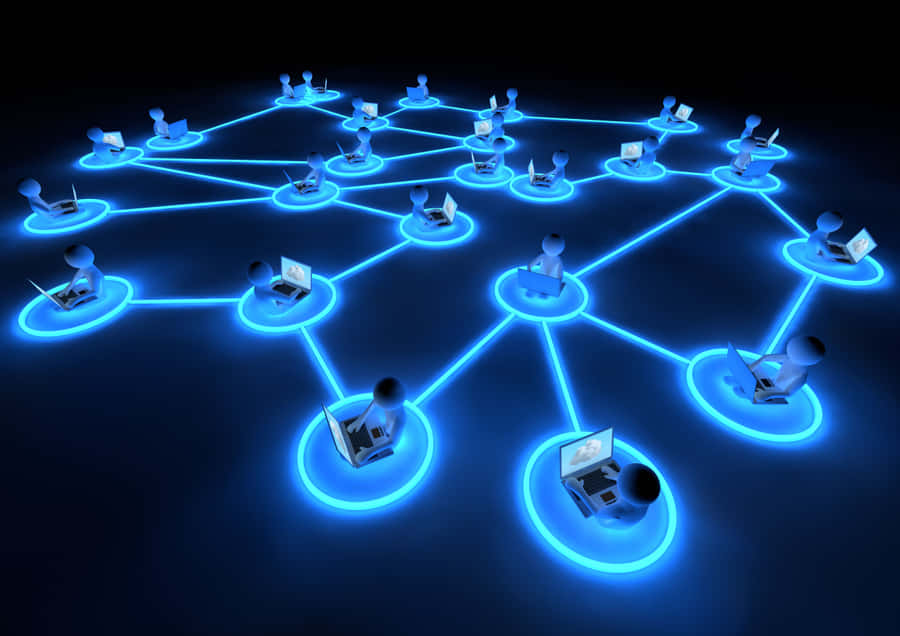 Concetto di Connettività della Rete Digitale