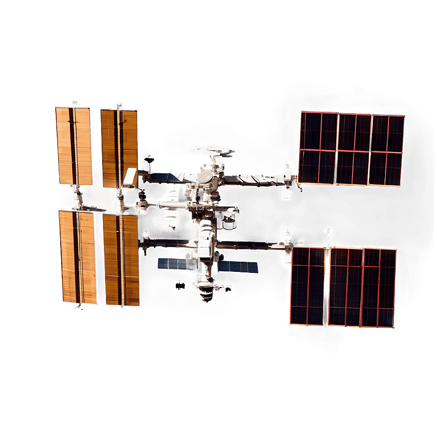 Space Station Night View PNG 06292024