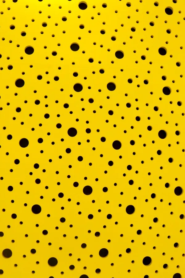 Yellow Perforated Pattern