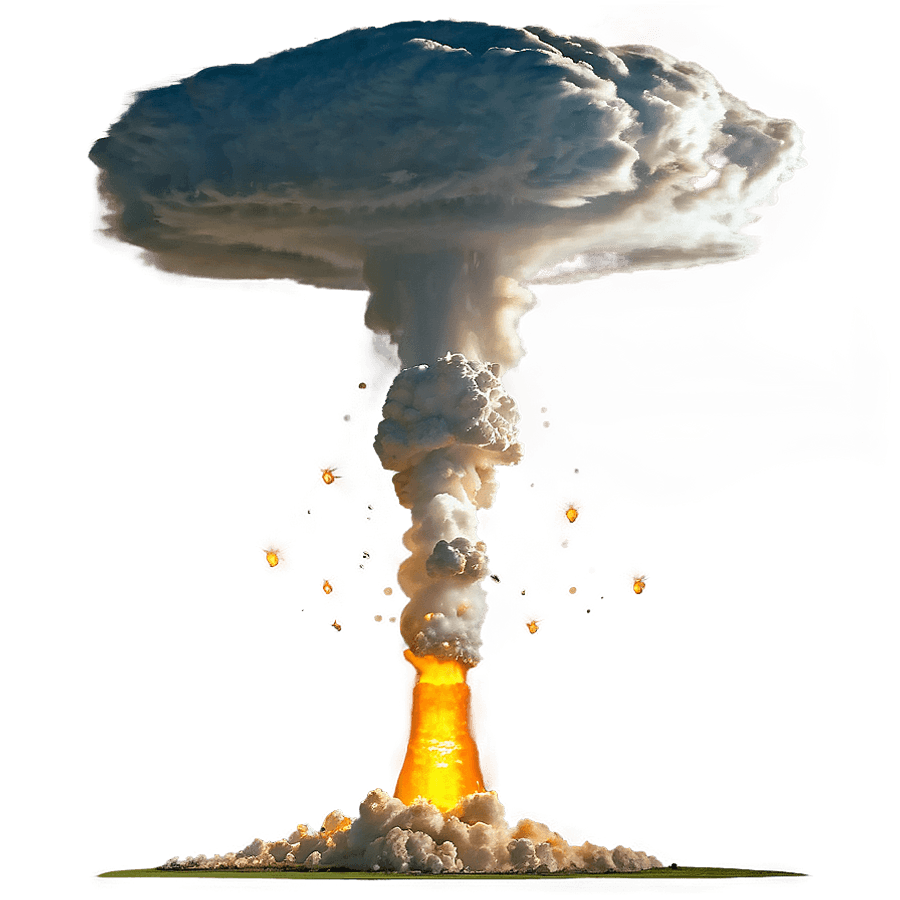 Nuclear Explosion Landscape PNG 70