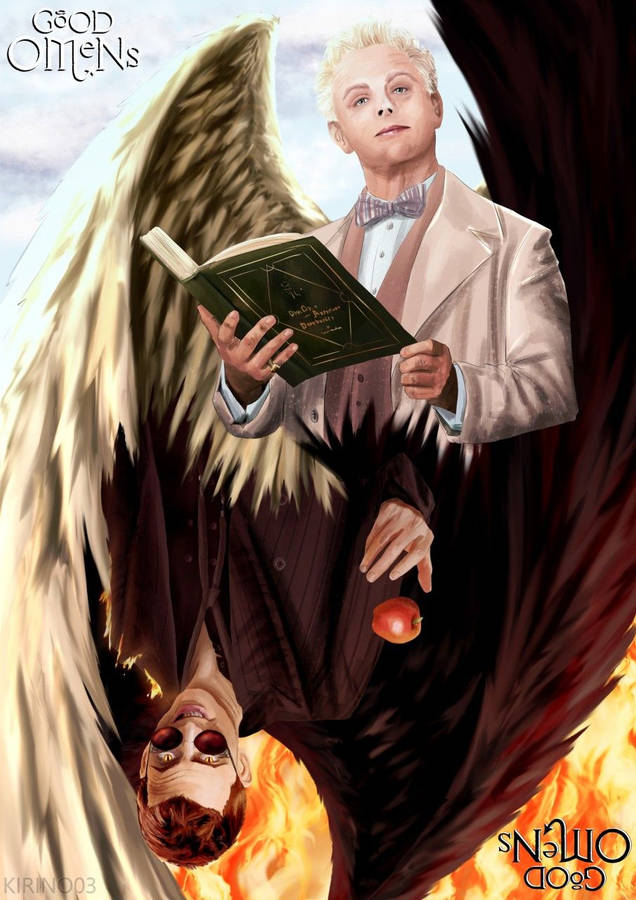 good omens wallpapers com wallpapers com