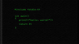 Código de texto verde en pantalla negra con ruido estático — Fondos de color verde Fondos